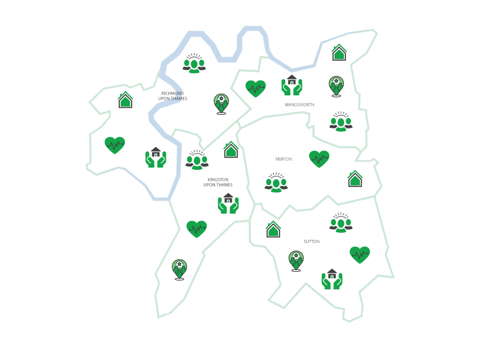 Since our first hostel in Richmond in 1987, we now work across five boroughs in South West London, building communities in which everyone has a place to call home.