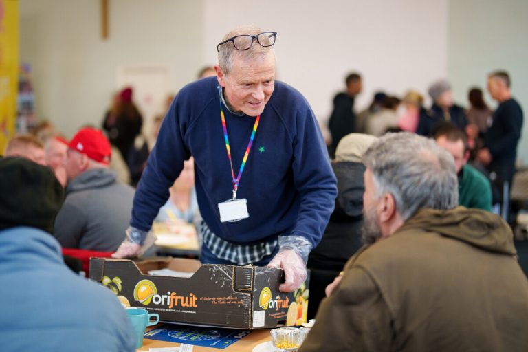 SPEAR staff and clients at a health and wellbeing day