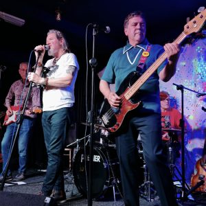 Band The Intransigents performing on stage